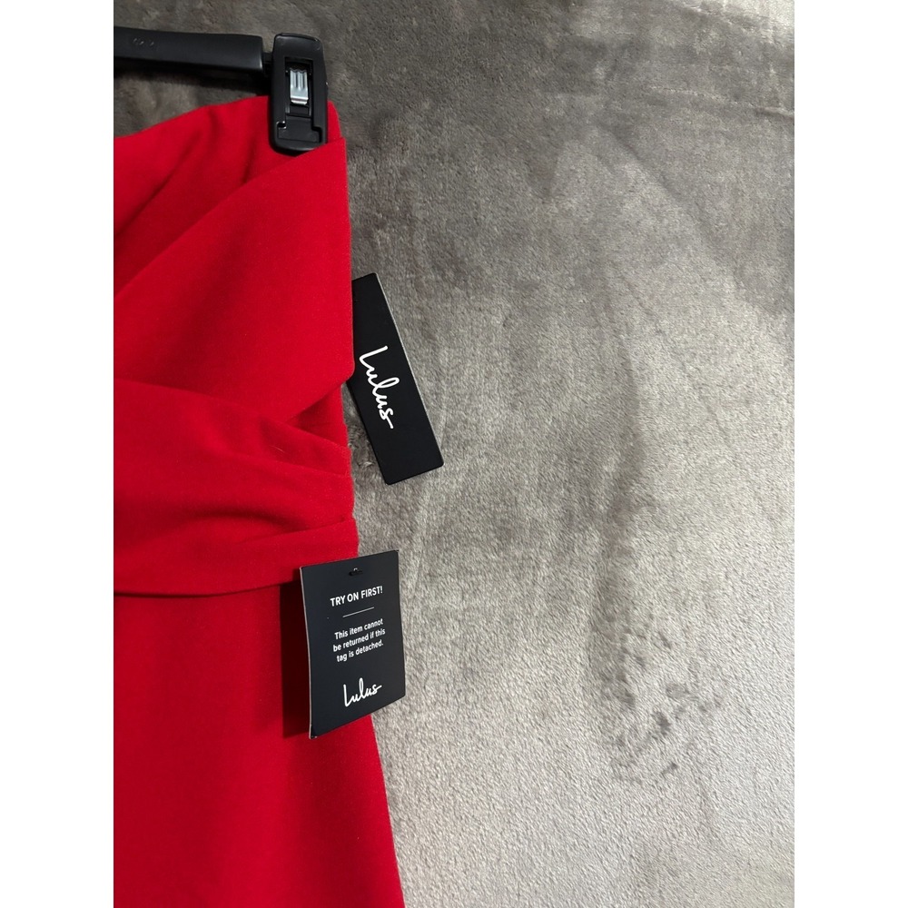 Lulus Own the Night Red Strapless Maxi Dress Women's Medium Red - Picture 8 of 16